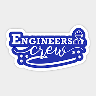 engineers crew Sticker